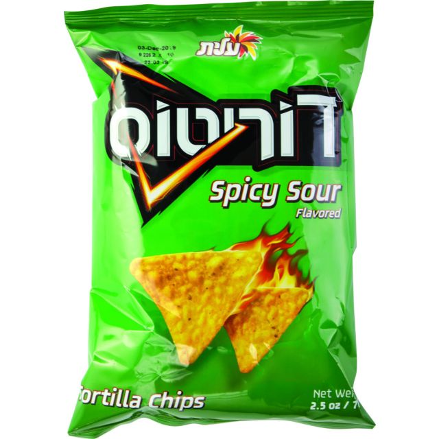 Elite Doritos Spicy Sour Tortilla Chips 2.5 Oz-121-353-01