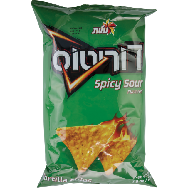 Elite Large Doritos Spicy Sour Tortilla Chips 7.8 Oz-121-412-35