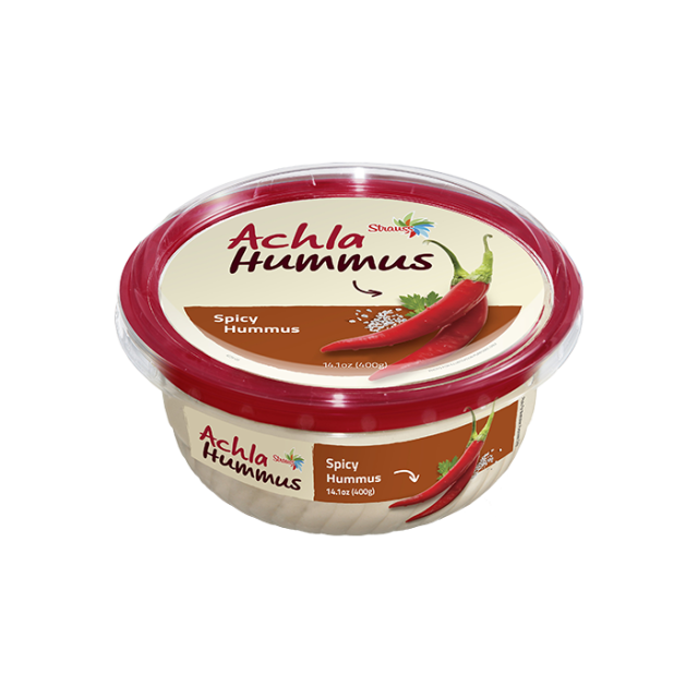 Achla Strauss Spicy Hummus 14.1 Oz-308-311-10