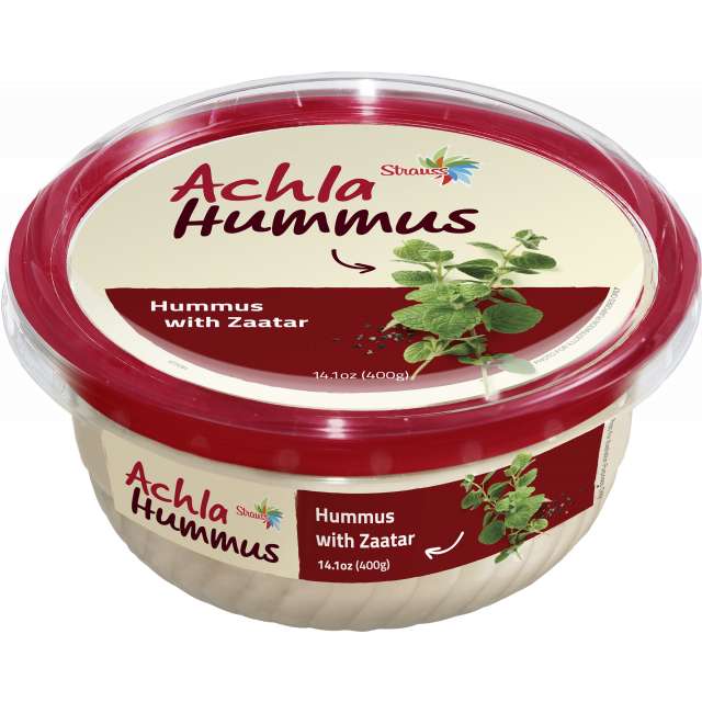 Achla Strauss Hummus With Za’Atar 14.1 Oz-PK911602