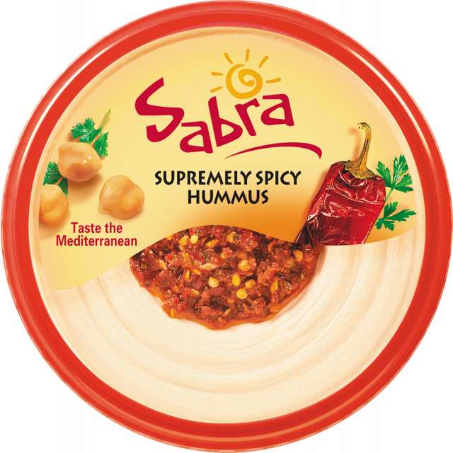Sabra Supremely Spicy Hummus 10 Oz-PK900105