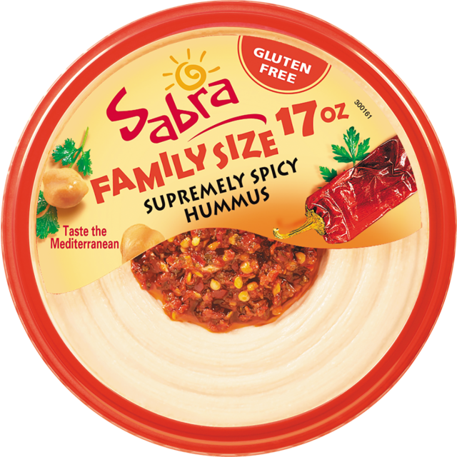 Sabra 17 Oz Supremely Spicy Hummus-308-311-18