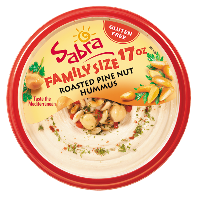 Sabra 17 Oz Roasted Pine Nut Hummus-308-311-19
