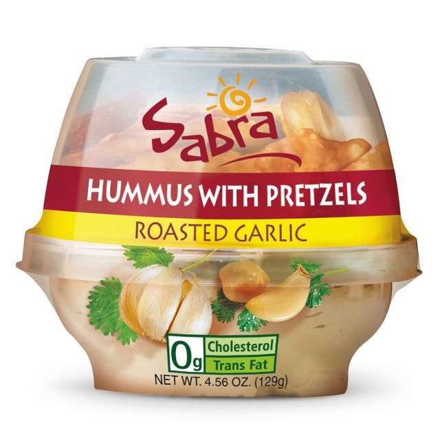 Sabra Roasted Garlic Hummus With Pretzels-PK900252