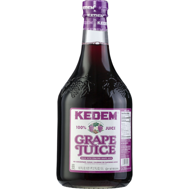 Kedem Concord Grape Juice, Not Mevushal 50 Oz-208-316-13