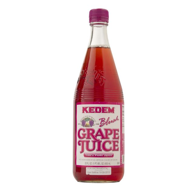 Kedem Blush Grape Juice 22 Oz-208-316-14