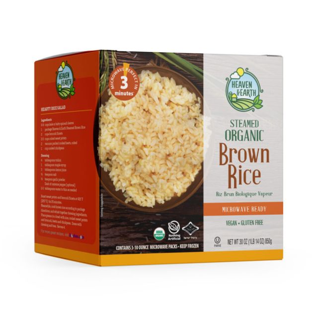 Heaven & Earth Organic Brown Rice 30 Oz-04-373-08
