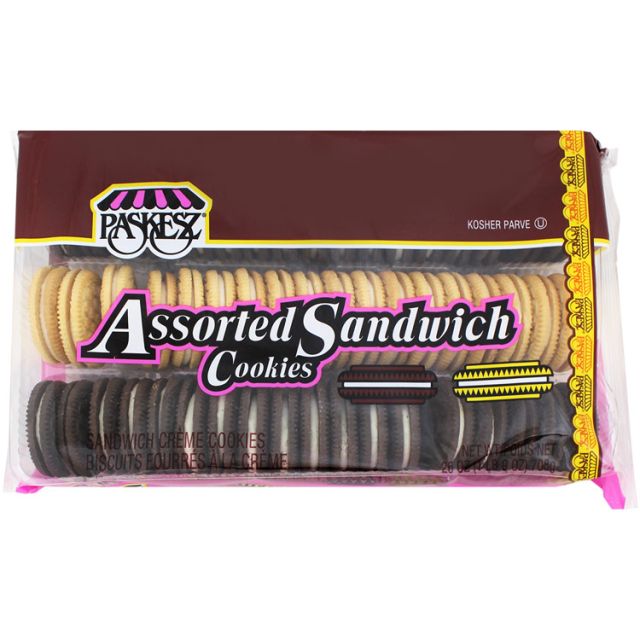 Paskesz Assorted Sandwich Cookies 25 Oz-121-229-38