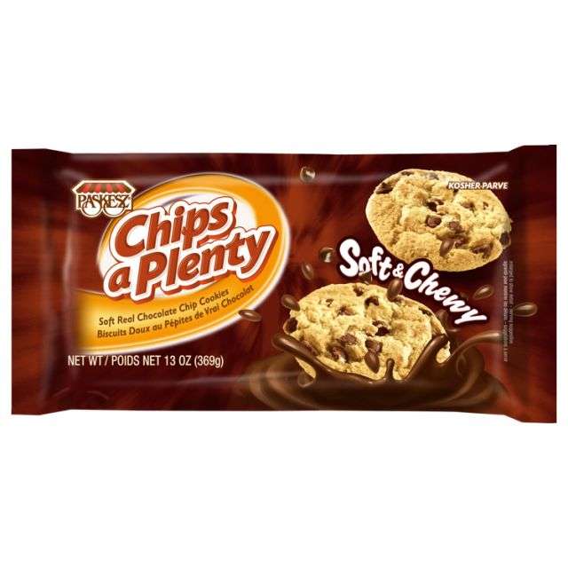 Paskesz Chips Aplenty Soft ‘N Chewy Cookies 13 Oz-121-229-39