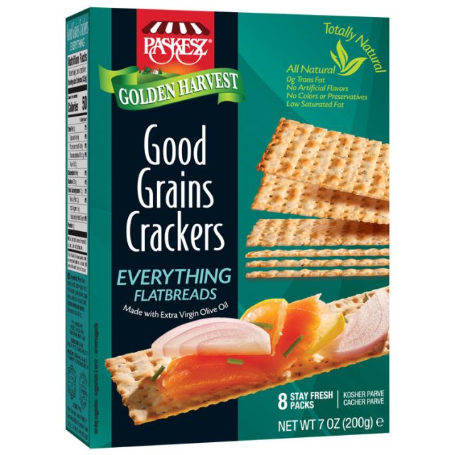 Paskesz Good Grains Crackers Everything Flatbread 7 Oz-121-317-38