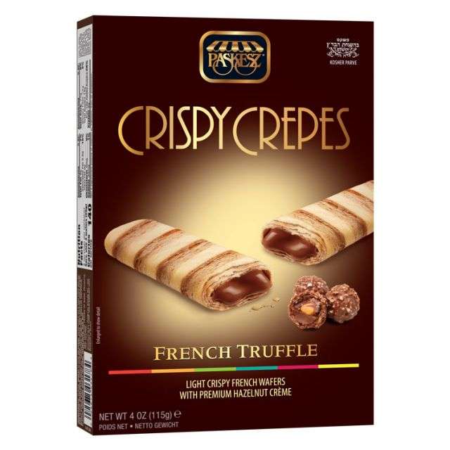 Paskesz Crispy Crepes French Truffle 4 Oz-PP03178