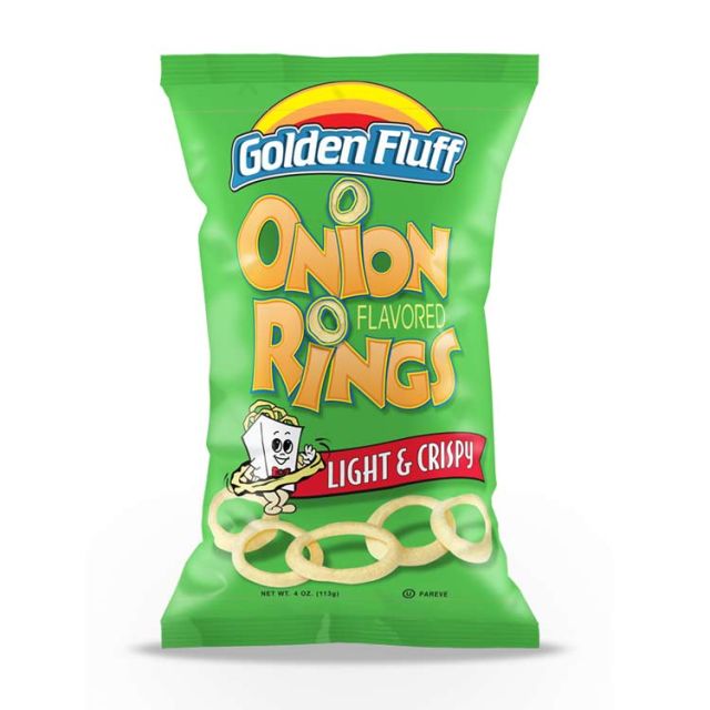 Golden Fluff Large Onion Rings 4 Oz-121-358-05
