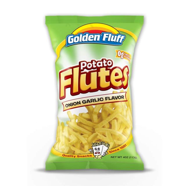 Golden Fluff Large Potato Flutes Onion Garlic 4 Oz-121-356-05