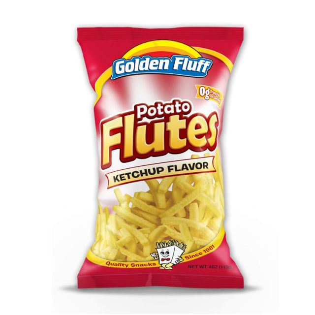 Golden Fluff Large Potato Flutes Ketchup 4 Oz-121-356-06