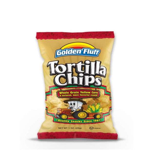 Golden Fluff Small Tortilla Chips Original 1 Oz-PP07201
