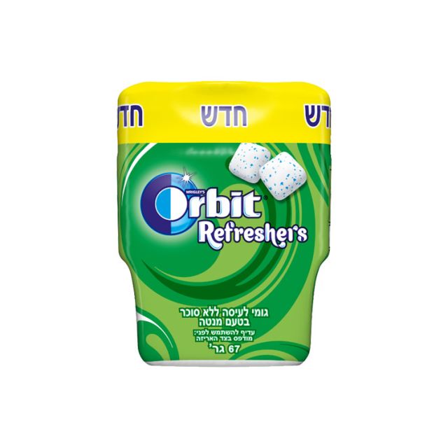 Orbit Refreshers Spearmint Gum Jar 2.34 Oz-121-305-33