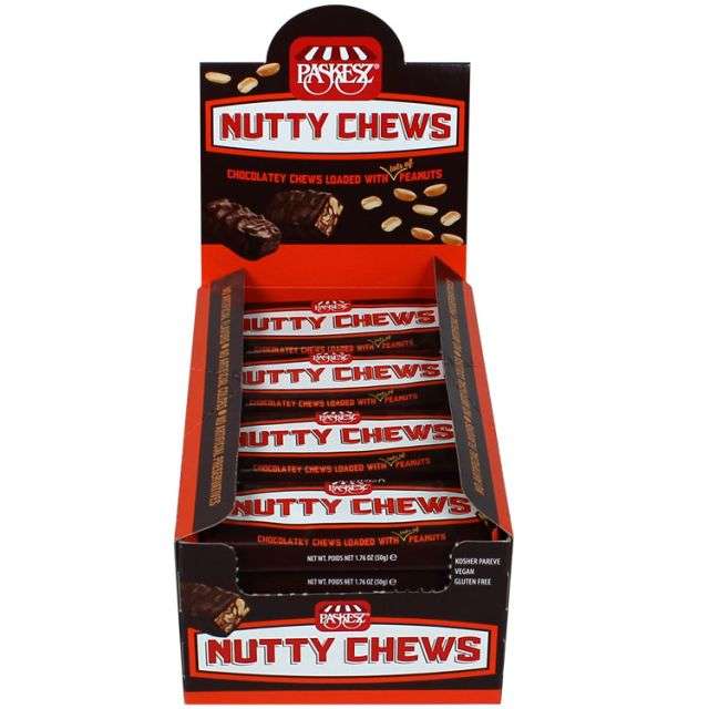 Paskesz Nutty Chews Bar 1.76 Oz-121-355-16