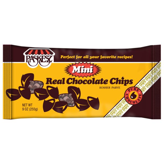 Paskesz Mini Real Chocolate Chips 9 Oz-04-226-09