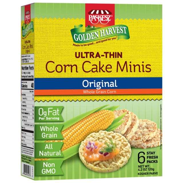 Paskesz Corn Cake Minis 4.2 Oz-121-361-28