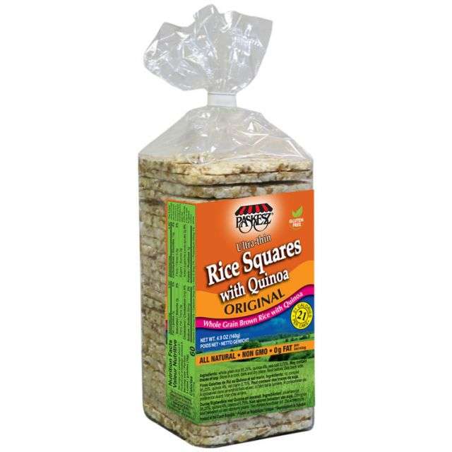 Paskesz Rice & Quinoa Squares Original 4.9 Oz-PP01531