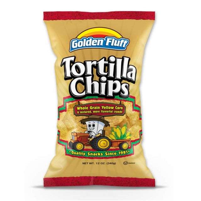 Golden Fluff Large Tortilla Chips 12 Oz-PP07200