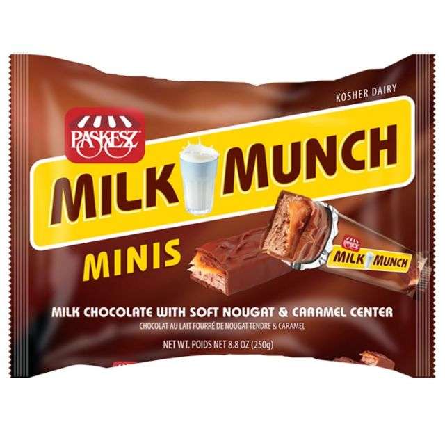 Paskesz Mini Milk Munch Bagged 8.8 Oz-121-301-69