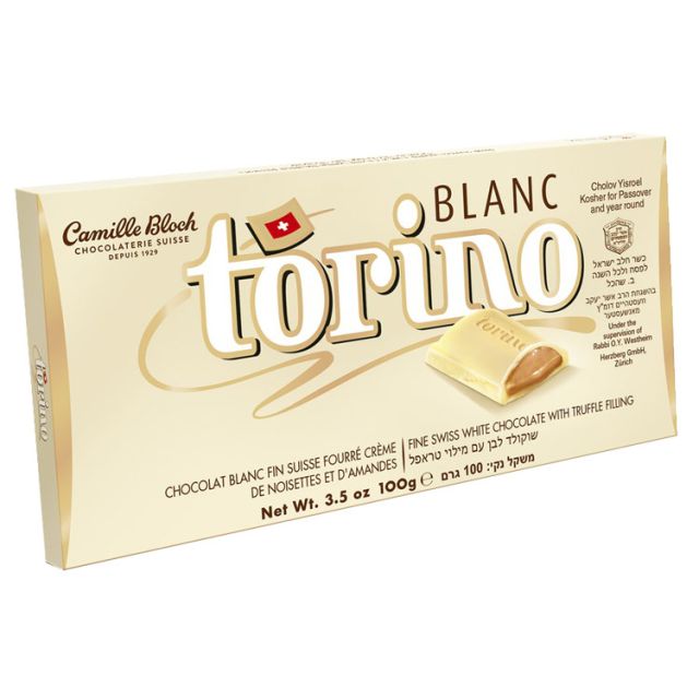 Camille Bloch Torino Blanc Filled Chocolate 3.5 Oz-121-301-78