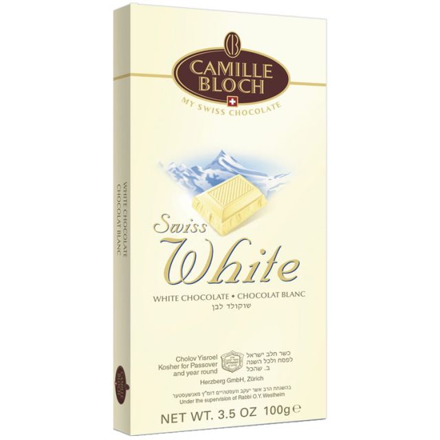 Camille Bloch Swiss White Chocolate 3.5 Oz-121-301-79