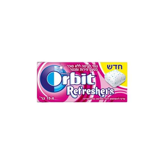 Orbit Refreshers Bubblemint Gum 0.54 Oz-PP25180