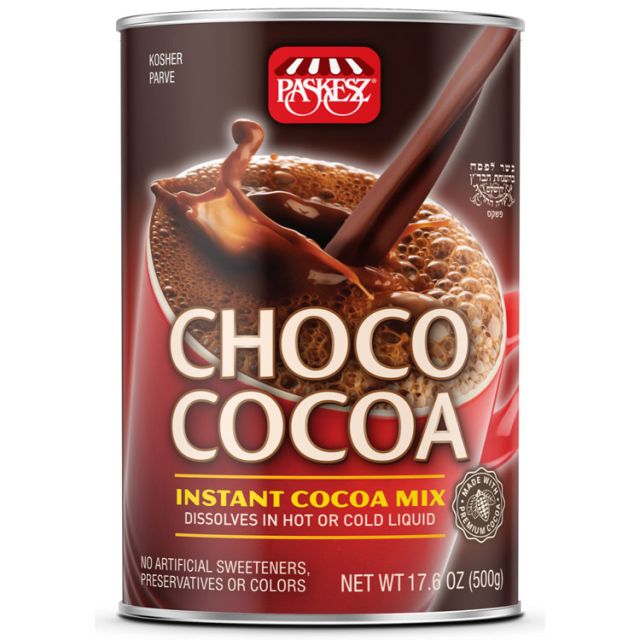 Paskesz Choco Cocoa Instant Cocoa Mix 17.6 Oz-04-376-05