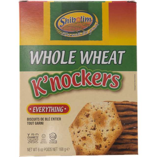 Shibolim Crackers Everything Knockers 6 Oz-121-317-45