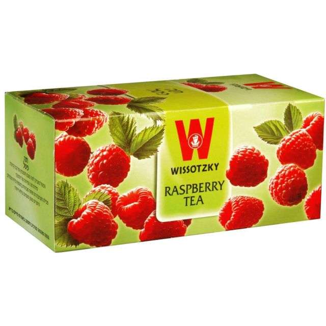 Wissotzky Raspberry Tea - 25 bags 1.76 Oz-PK260355