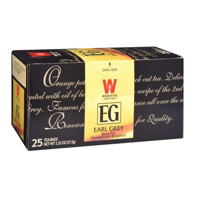 Wissotzky Earl Grey Tea - 25 bags 1.32 Oz-04-349-01