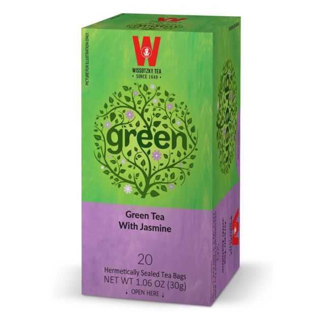 Wissotzky Jasmine Green Tea - 20 bags 1.06 Oz-04-745-01