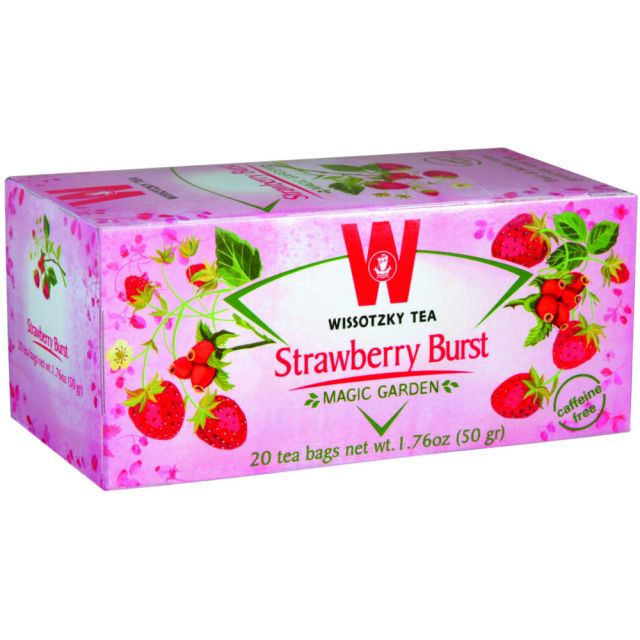 Wissotzky Strawberry Burst Tea - 20 bags 1.76 Oz-04-455-02