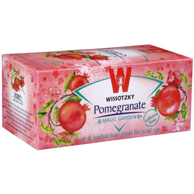 Wissotzky Pomegranate Orchard Tea - 20 bags 1.76 Oz-04-368-01
