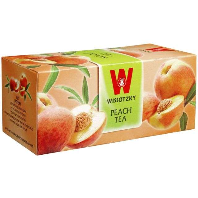 Wissotzky Peach Tea - 25 bags 1.76 Oz-04-747-02