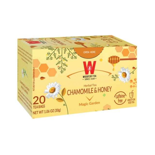 Wissotzky Chamomile & Honey Tea - 20 bags 1.06 Oz-PK260346