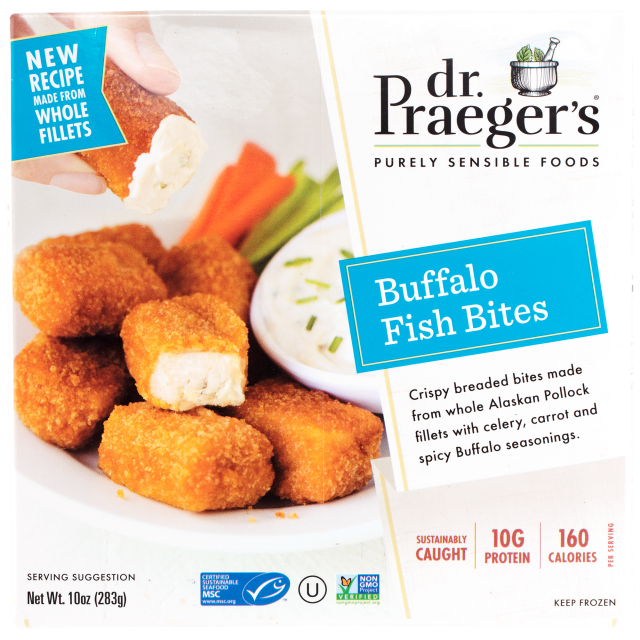 Dr. Praegers Buffalo Fish Bites 10 Oz-313-344-08