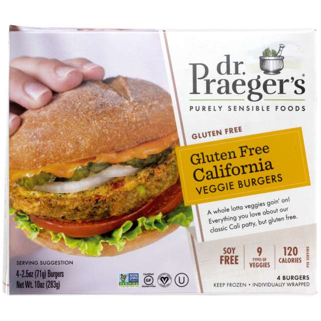 Dr. Praegers Gluten Free California Veggie Burgers 10 Oz-313-749-02