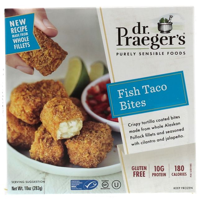 Dr. Praegers Taco Fish Bites 10 Oz-313-344-09