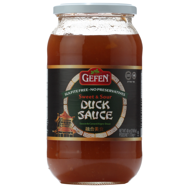 Gefen  Duck Sauce Sweet & Sour Sulfite 40 Oz-04-431-10
