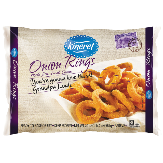 Kineret Frozen Onion Rings 20 Oz-313-323-04