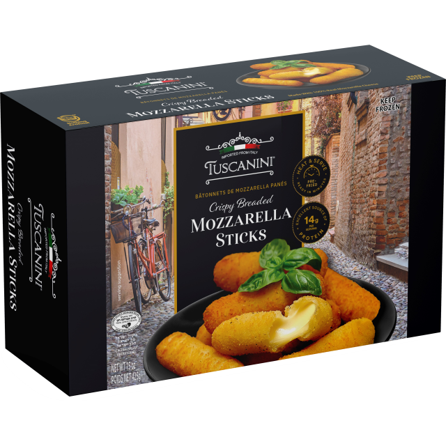Tuscanini Breaded Mozzarella Sticks 15 oz-313-457-13
