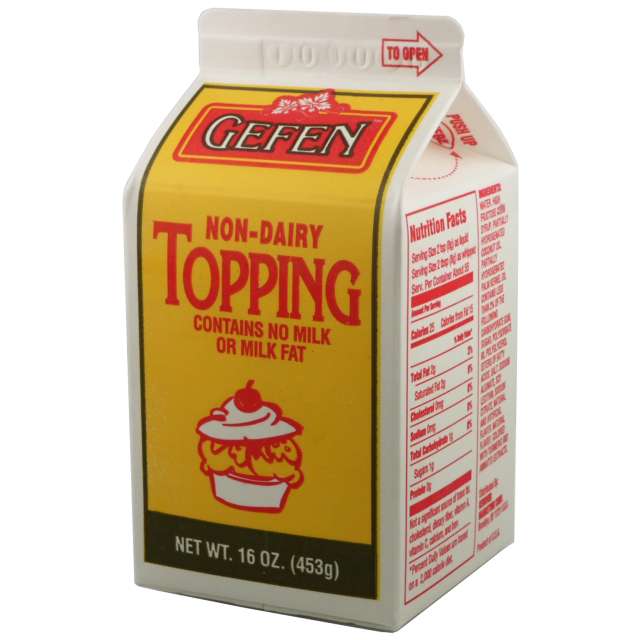 Gefen Frozen Whipped Topping Non-Dairy 16 Oz-04-179-09