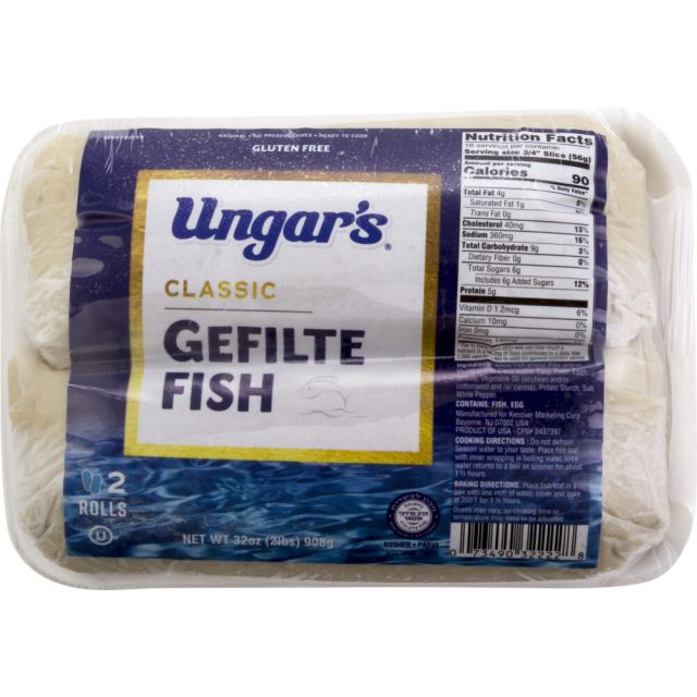 Unger's Gefilte Fish Twins 32 Oz-313-662-09