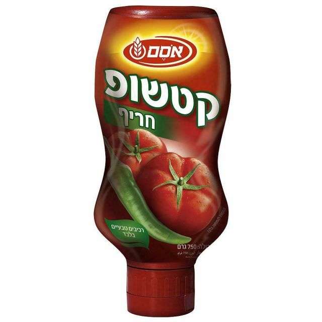 Osem Spicy Ketchup 1.65 lb - 26.4 Oz-OI160-10-312