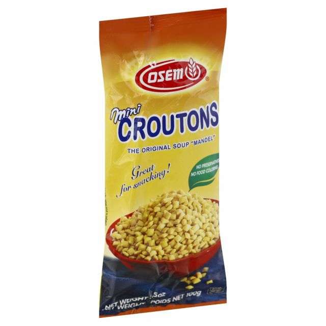 Osem Osem Mini Croutons - Bag 3.5 Oz-OI110-25-295