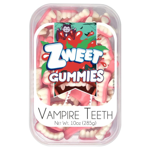 Zweet Gummy Vampire Teeth 10 Oz-121-354-39