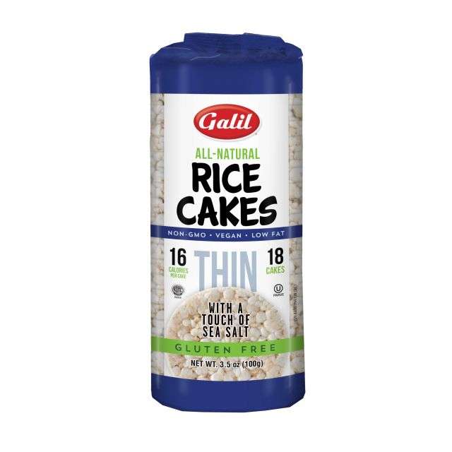 Galil Thin Rice Cakes Round Salt 3.5 Oz-GP121-430